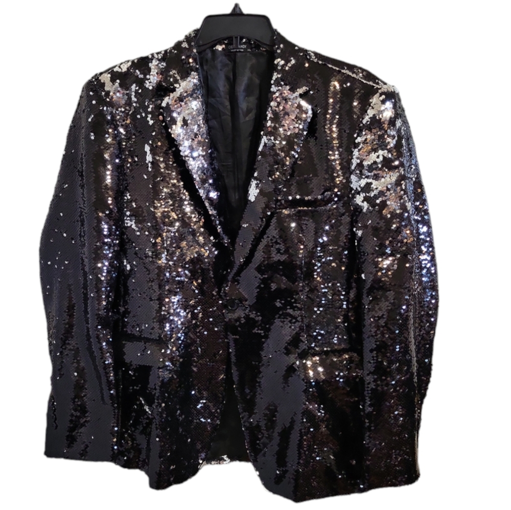 Coofandy Men's XL Sequen Tuxedo Blazer